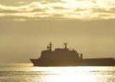 Hms. Rotterdam op de rede van Vlissingen