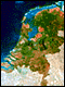 Nederland vanuit de lucht gezien