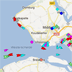 Marine Traffic,  live schepen volgen