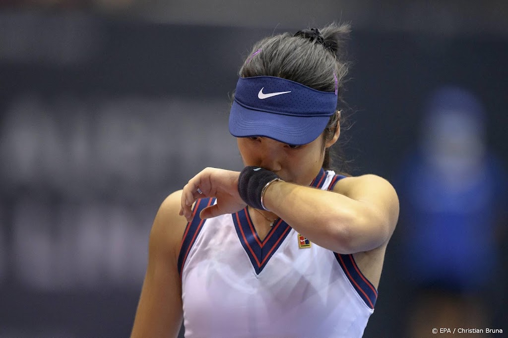 Raducanu mist eerste tennistoernooi van 2022