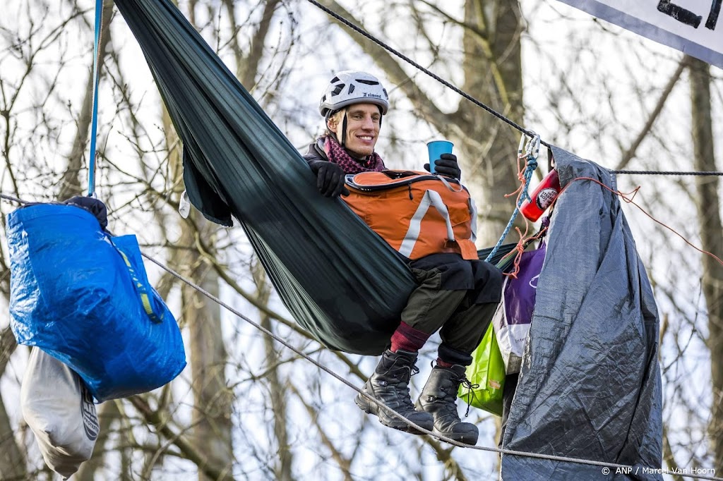 Actiegroep: overgebleven bezetters in bos houden het prima uit