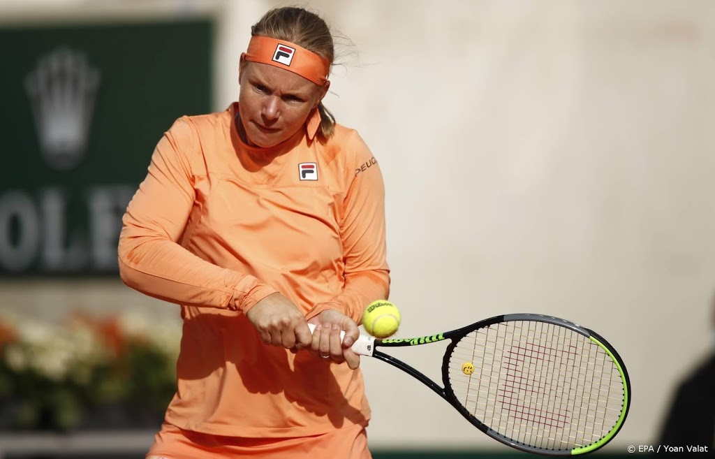 Tennisster Bertens strandt in Madrid in tweede ronde