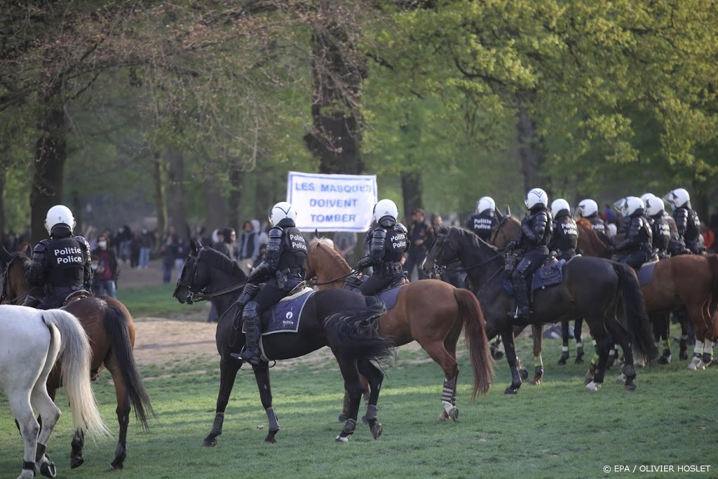 Politie maakt einde aan illegaal feest in Brussels bospark