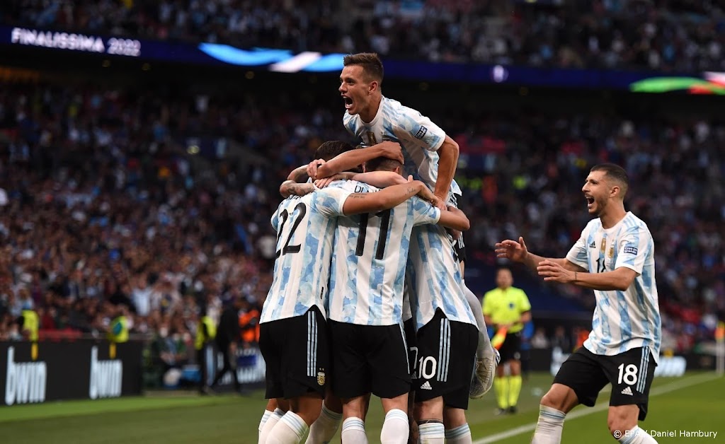 Argentinië verslaat Italië in eerste editie 'Finalissima'