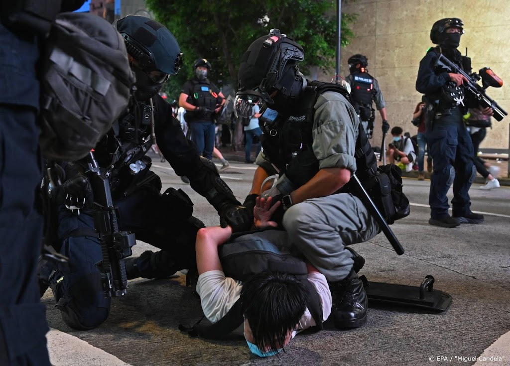 Honderden arrestaties bij protesten in Hongkong