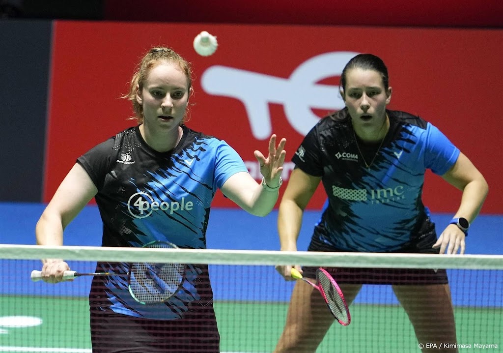 Badmintonsters Jille en Seinen verliezen finale Europese Spelen