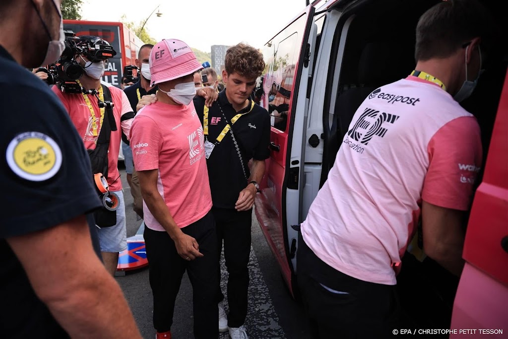 Ook kopman Carapaz van EF Education-EasyPost staakt Tour na val