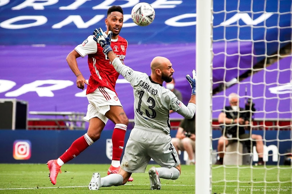 Aubameyang bezorgt Arsenal de FA Cup