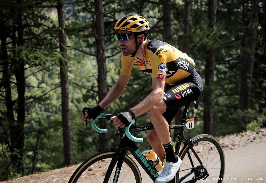 Wielrenner Dumoulin blij dat hij vooraan kon blijven