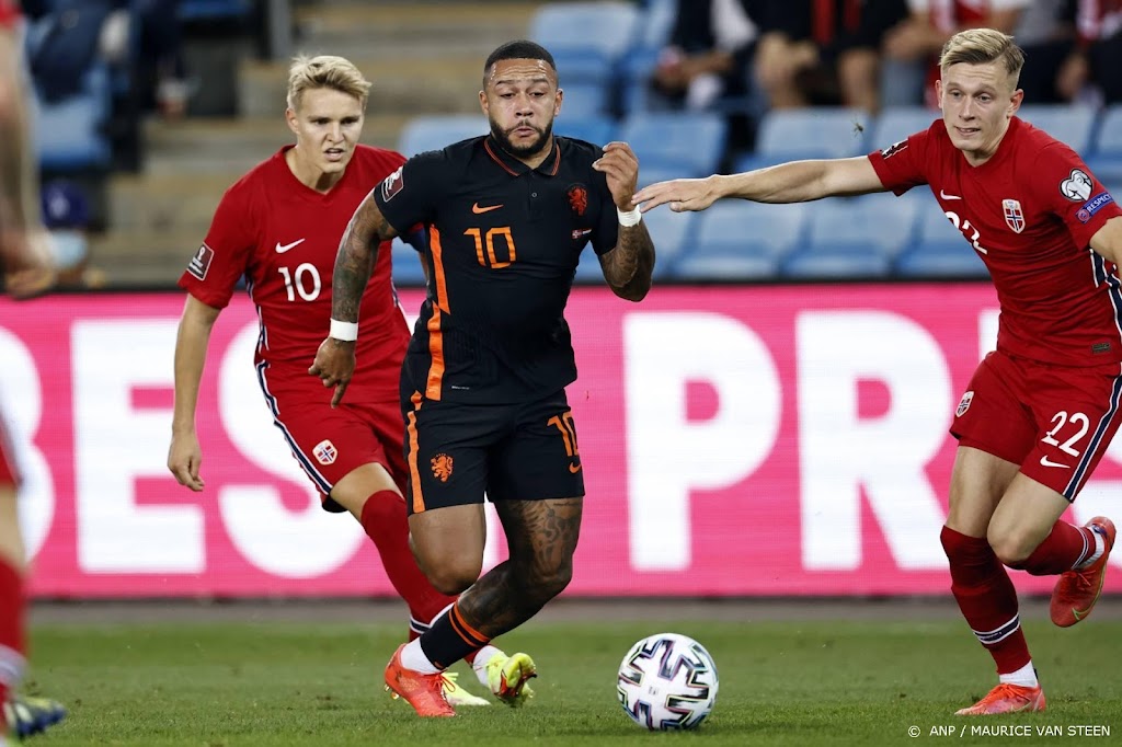 Oranje en Noorwegen met gelijke stand de rust in
