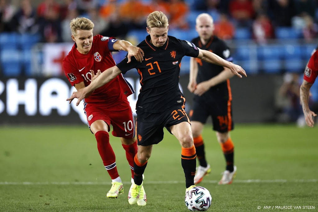 Oranje speelt gelijk tegen Noorwegen