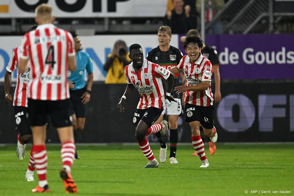 Koploper Sparta speelt thuis gelijk tegen NEC