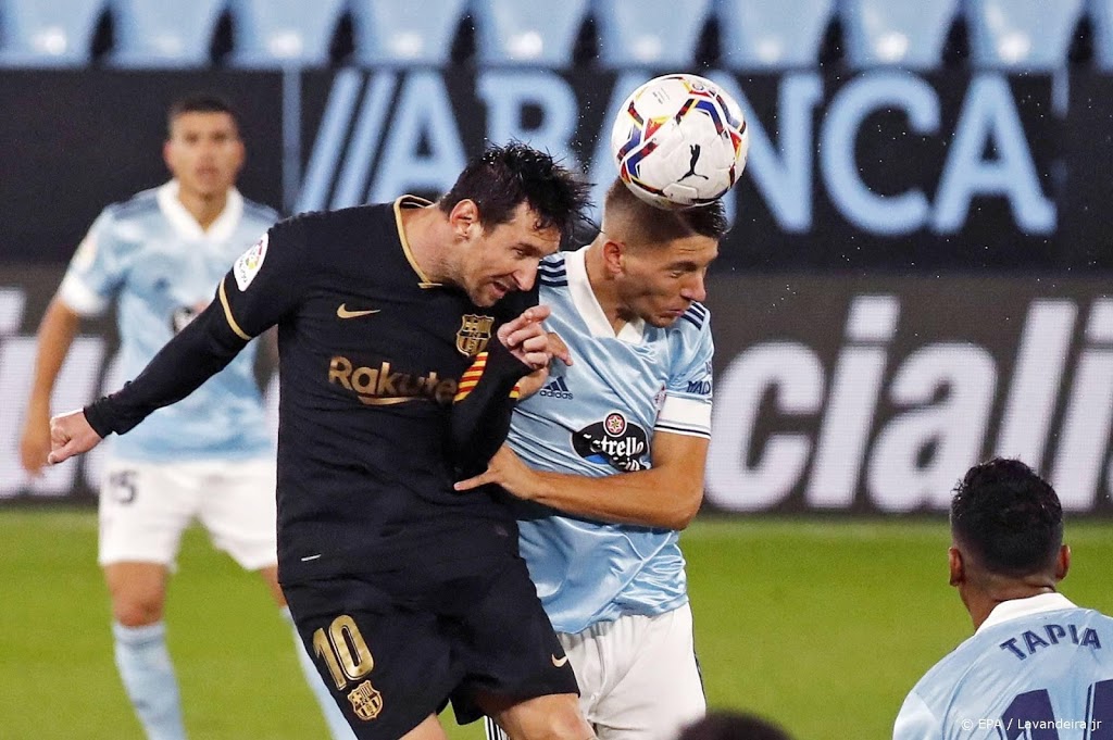Barcelona met tien man ruim langs Celta de Vigo