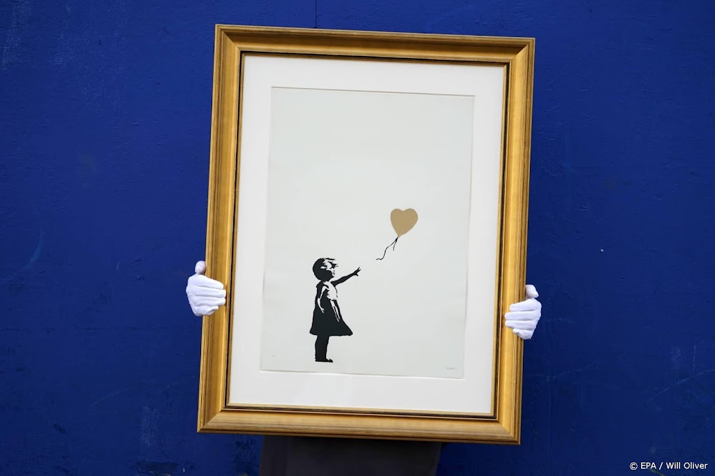 Banksy's Girl With Balloon wordt in oktober geveild