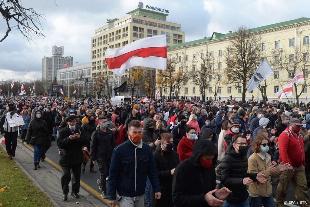 Wit-Russische oppositie houdt 'mars tegen de terreur'