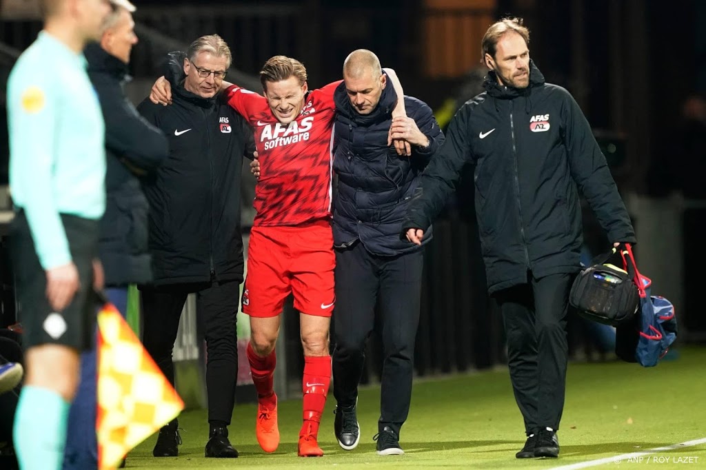 Verdediger Svensson komt voorlopig niet in actie voor AZ