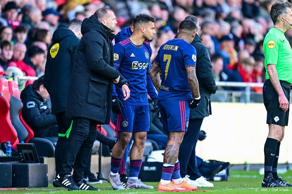 Ajax moet na gelijkspel ook vrezen voor tweede plaats