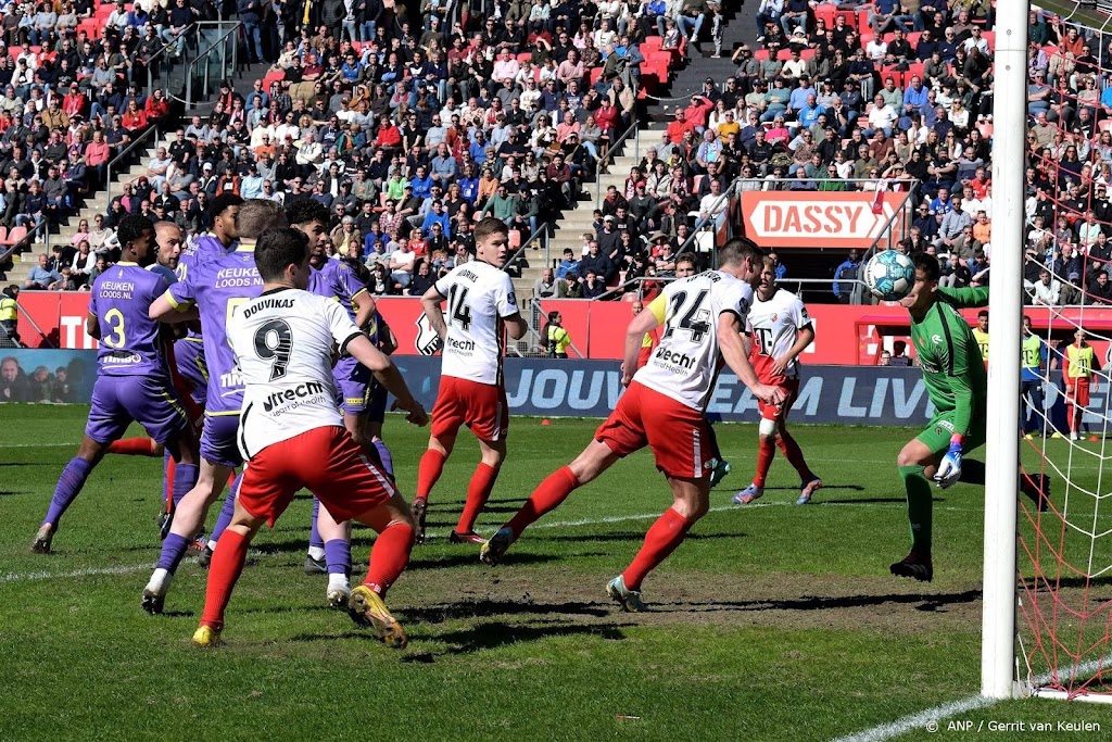 FC Utrecht blijft steken op 0-0 na drie afgekeurde goals