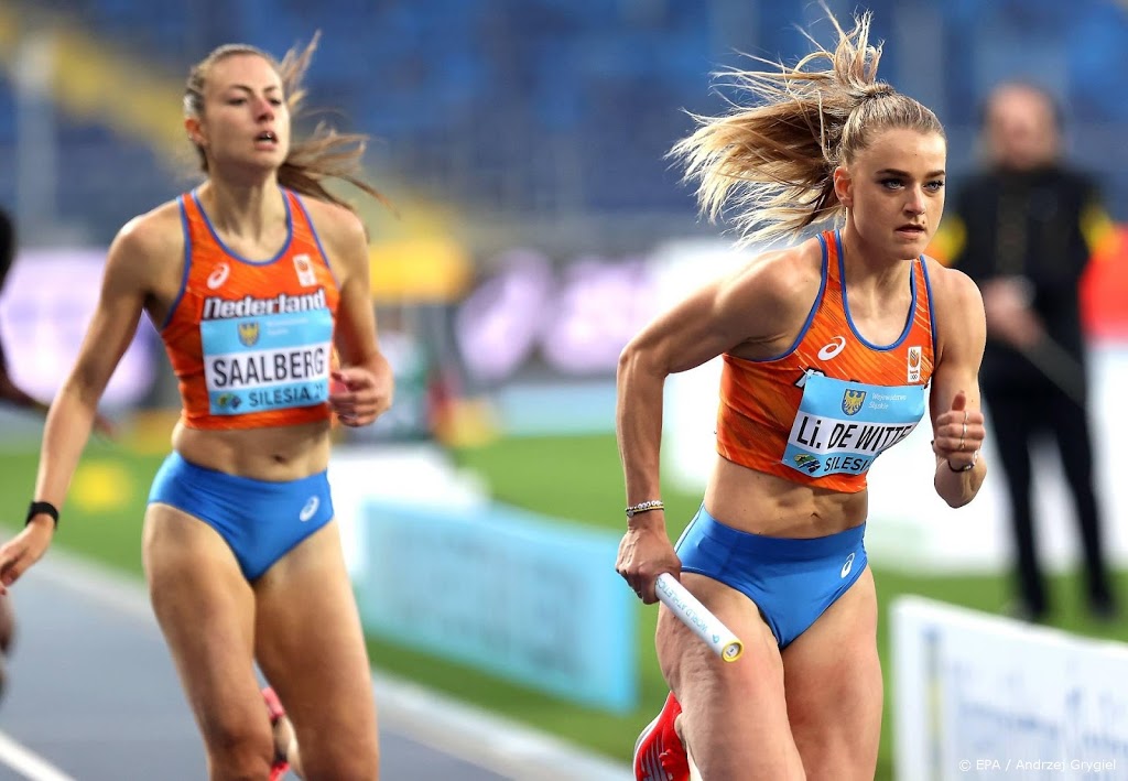 Achtste plaats voor 4x400 gemengd op WK estafette