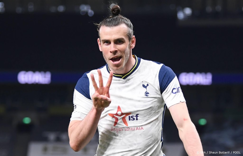Bale leidt Spurs met 3 treffers langs degradant Sheffield United