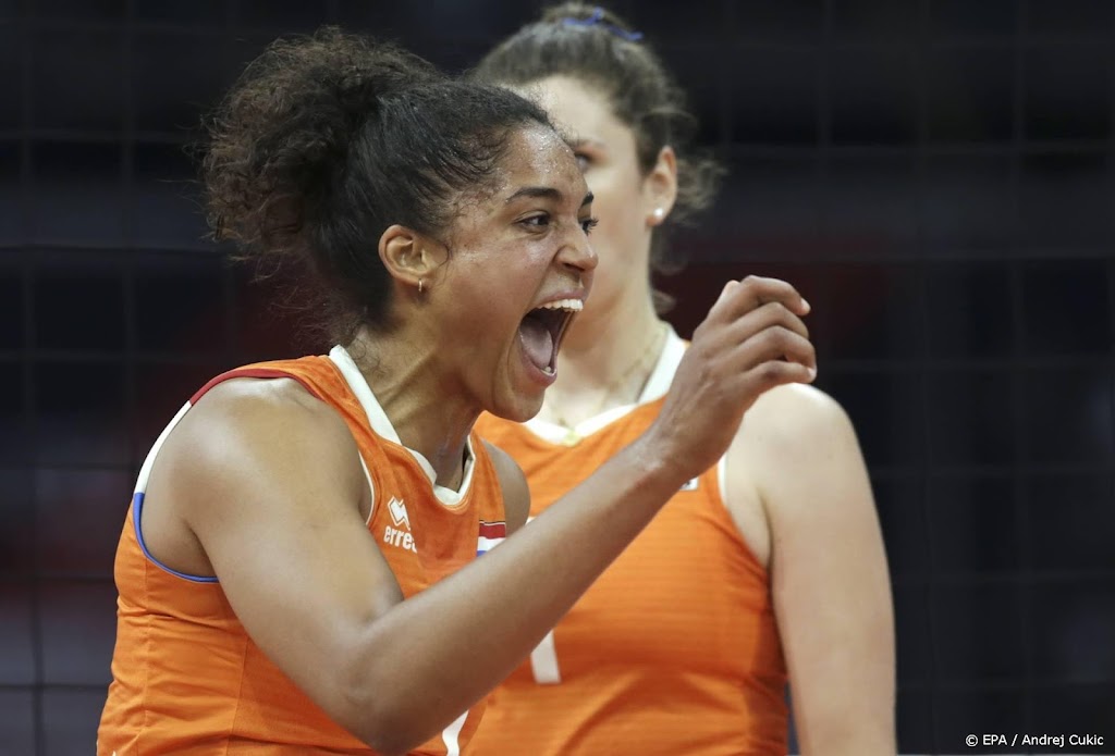 Volleybalsters behalen tegen België derde zege in Nations League