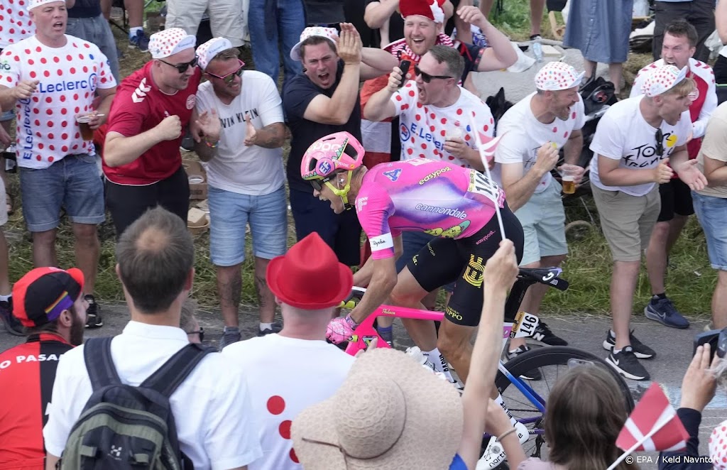 Eerste bergtrui in Tour voor Deen Cort