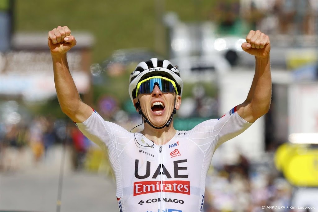 Pogacar wint eerste bergrit in Tour en herovert gele trui