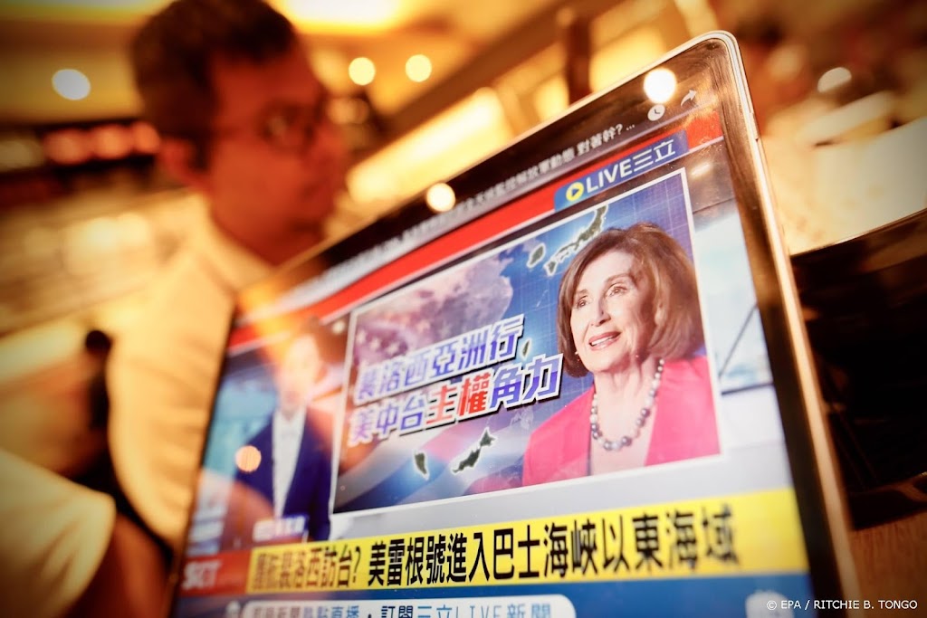Pelosi aangekomen in Taiwan voor omstreden bezoek