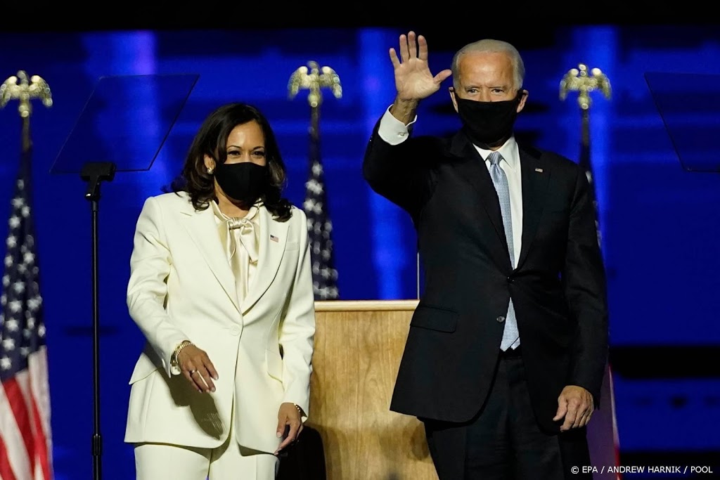 Komend president Biden en Harris geven eerste interview samen