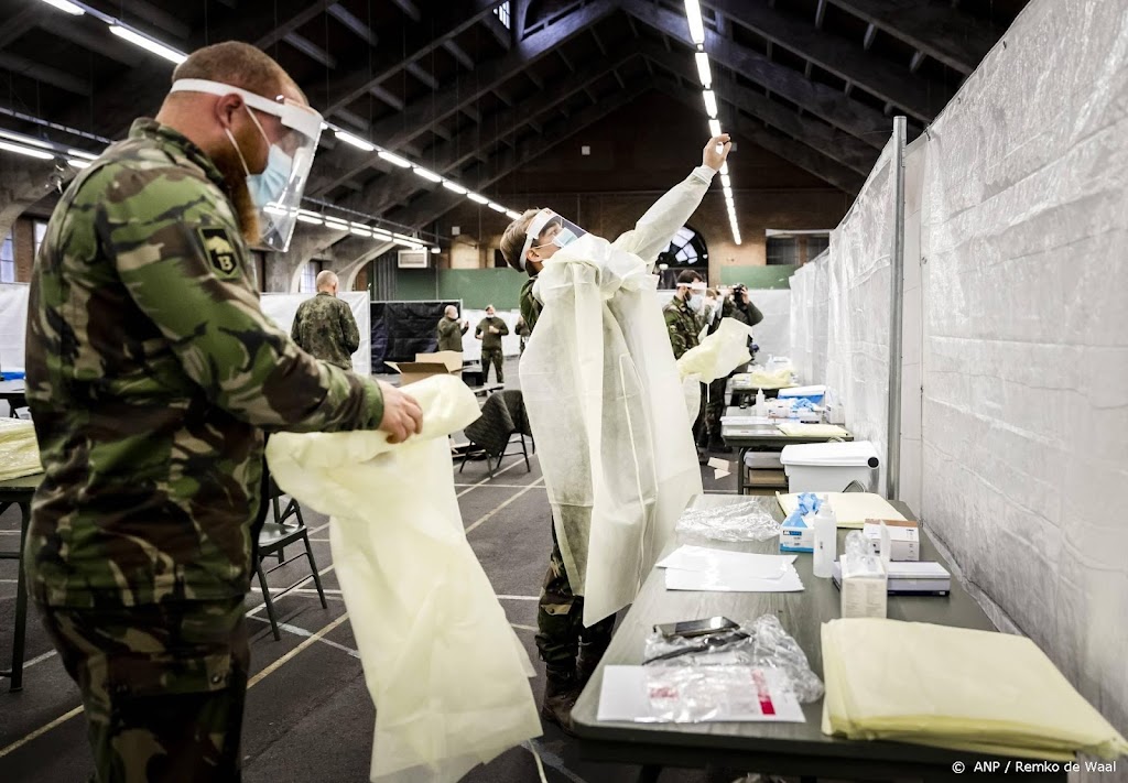 Militairen helpen GGD nu bij afnemen coronatests