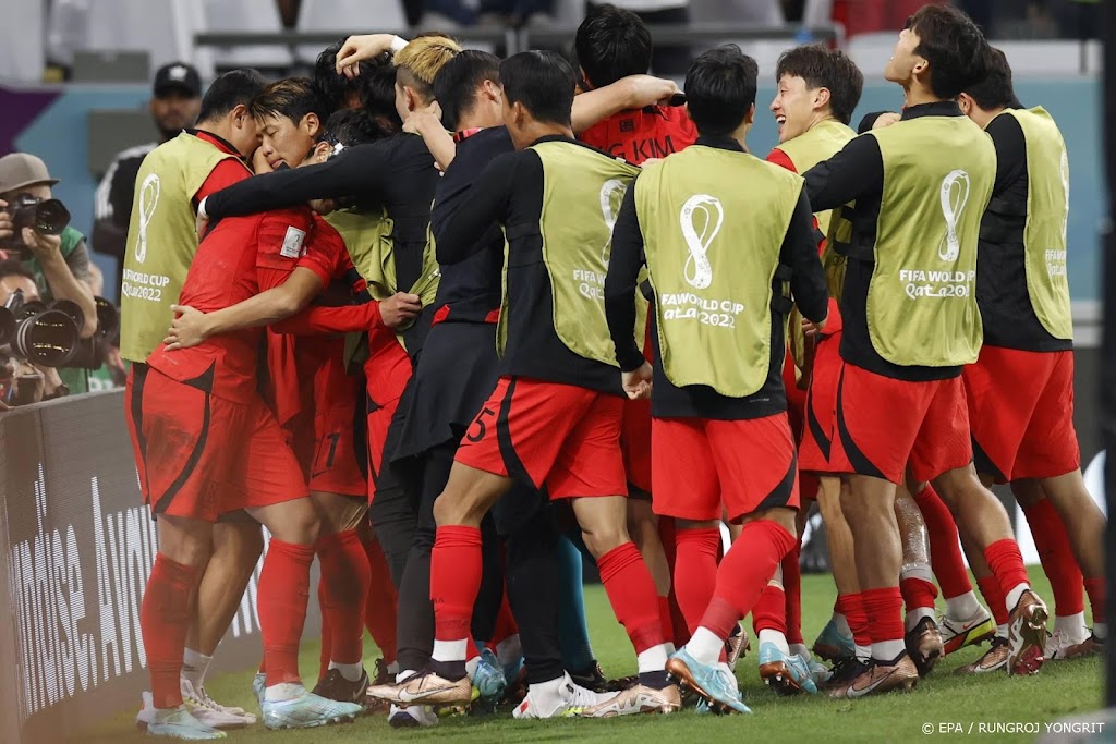 Zuid-Korea op gemaakte treffers door na late zege op Portugal