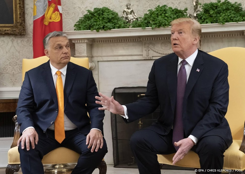 Donald Trump steunt Viktor Orbán in Hongaarse verkiezingsstrijd