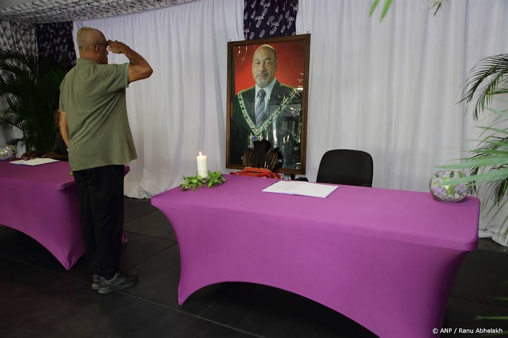 Oud-president Desi Bouterse herdacht in Amsterdam-Zuidoost