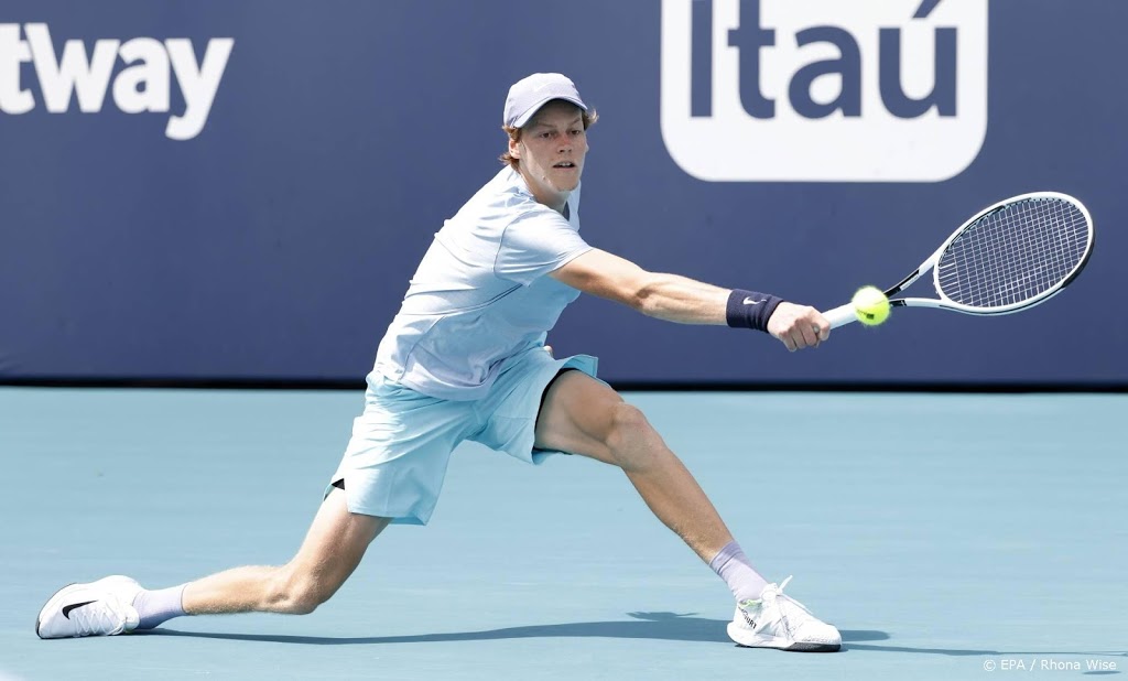 Sinner treft dubbelpartner Hurkacz in tennisfinale Miami