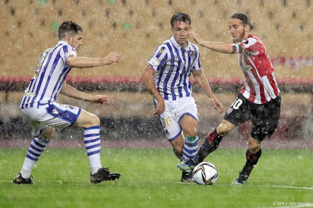 Real Sociedad wint Spaanse bekerfinale van vorig seizoen