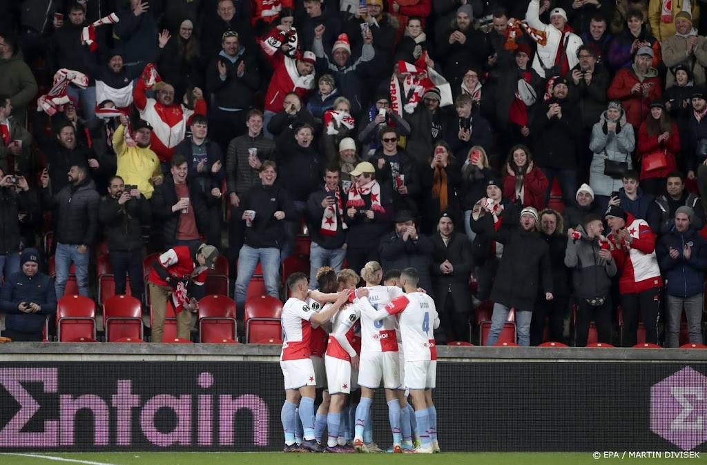 Slavia Praag speelt gelijk in aanloop naar duel met Feyenoord