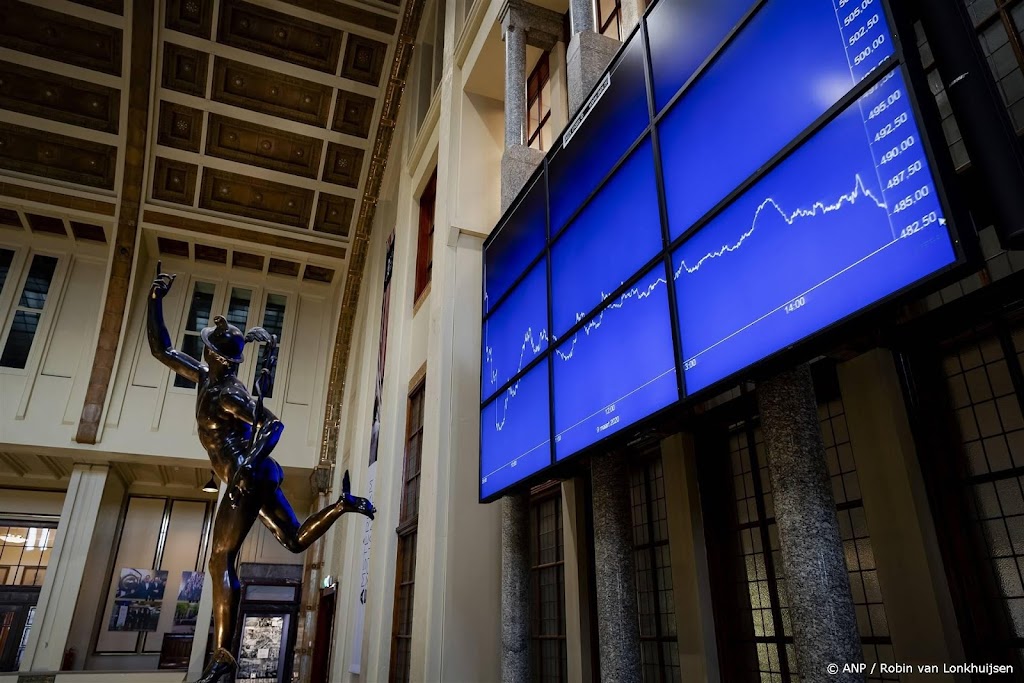 Kleine min voor AEX-index na verliezen op Wall Street