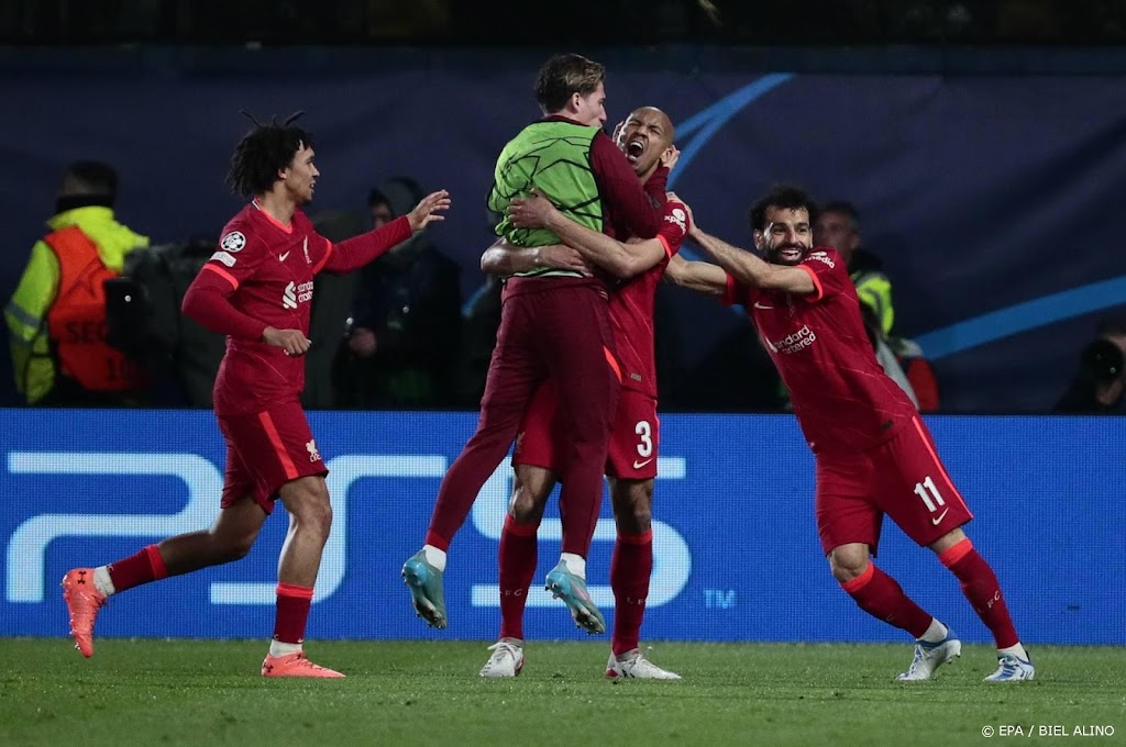 Liverpool na zwakke eerste helft alsnog naar finale CL
