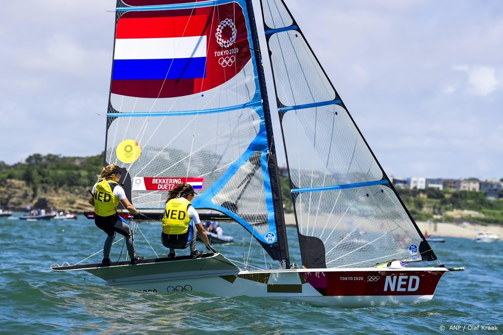 Zeilsters Duetz en Bekkering grijpen nog net brons op Spelen