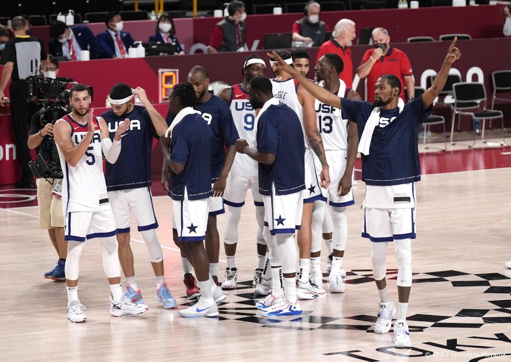 Amerikaanse basketballers naar halve finale op Spelen