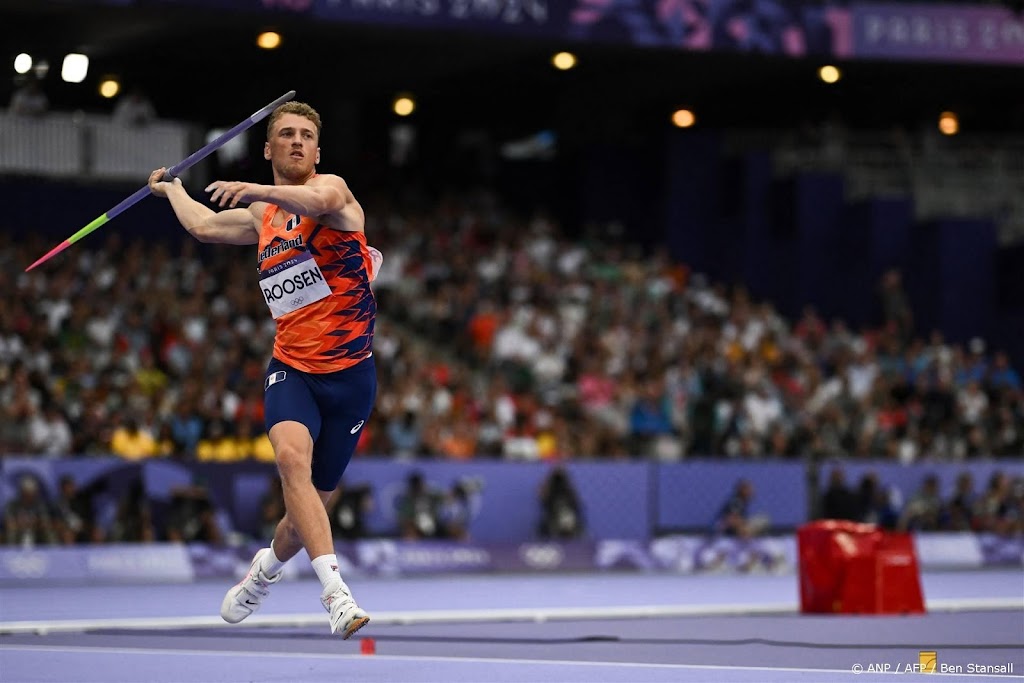 Roosen vierde op olympische tienkamp in Nederlands record