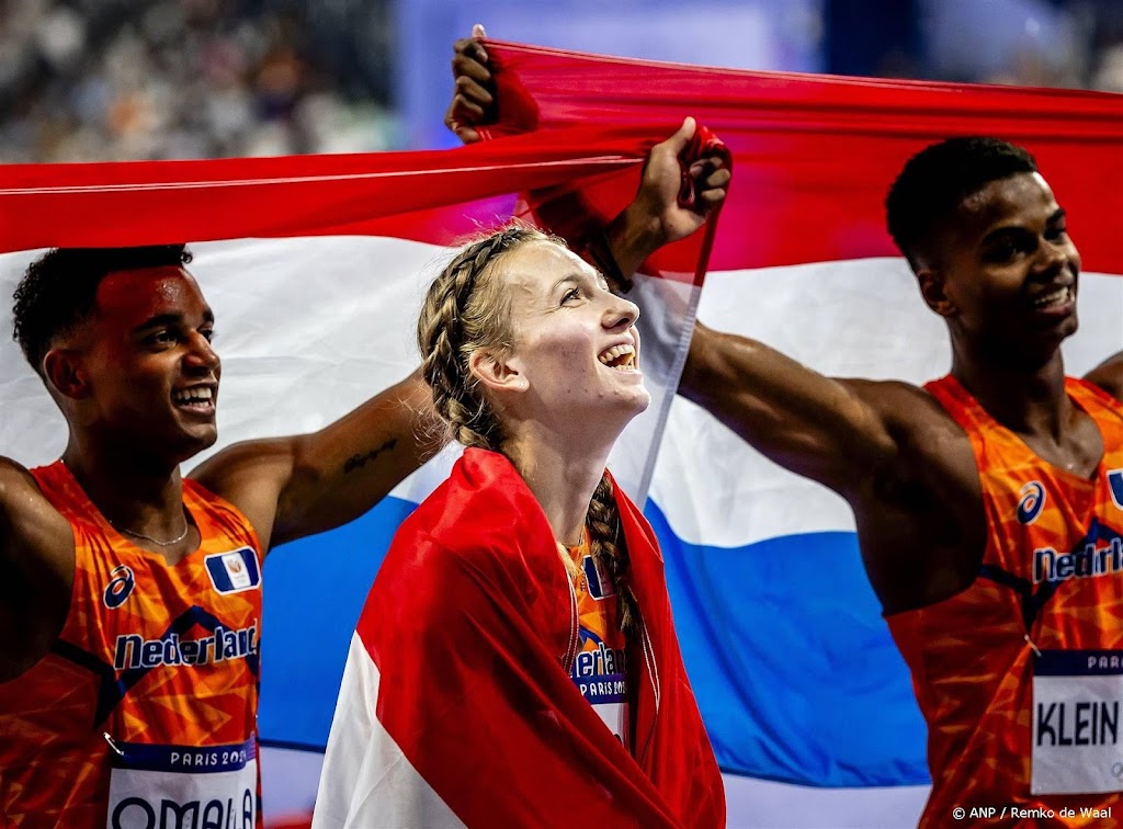 Nederland blijft na twee nieuwe gouden medailles zaterdag negende