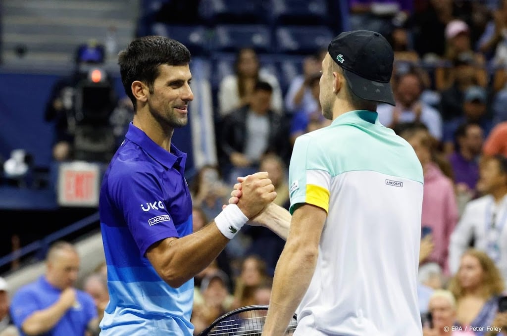Djokovic tevreden over duel met 'minder bewegende' Griekspoor