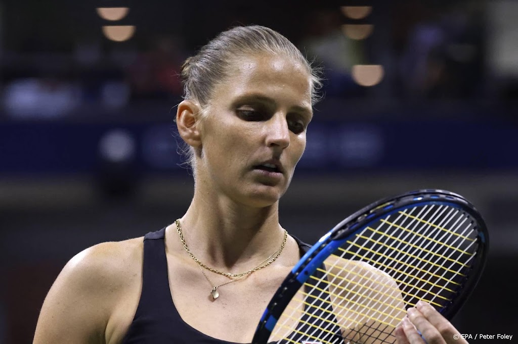 Tennisster Pliskova met veel moeite naar derde ronde US Open