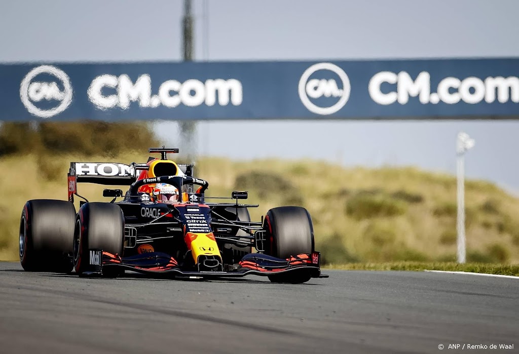 Verstappen zet vijfde tijd neer in tweede training Zandvoort