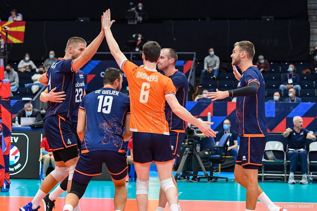 Volleyballers winnen ook tweede duel op Europese titelstrijd