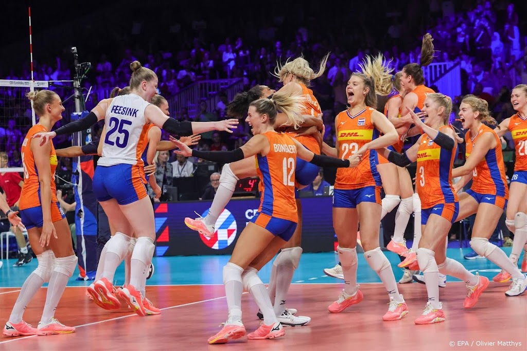 Brons voor Nederlandse volleybalsters bij EK