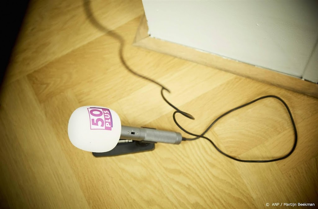 Dinsdagmiddag kort geding tussen 50PLUS en kandidaat-lijsttrekker