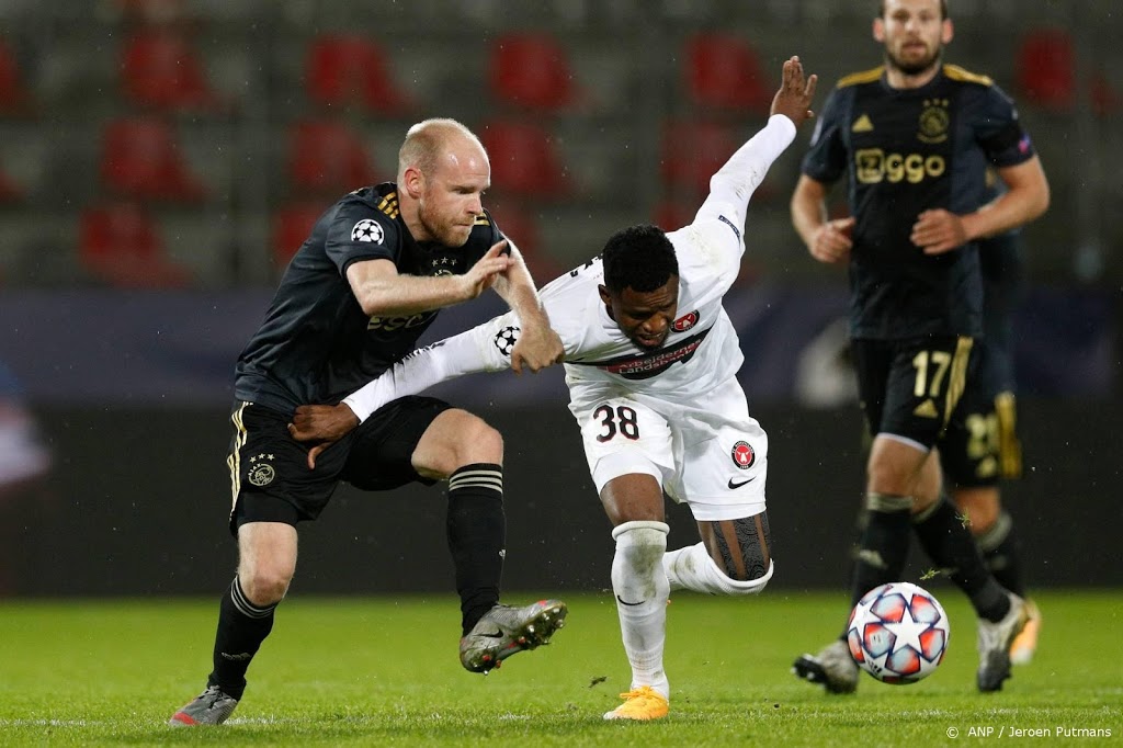 Ajax besluit onzekere dagen met uitzege op Mydtjylland