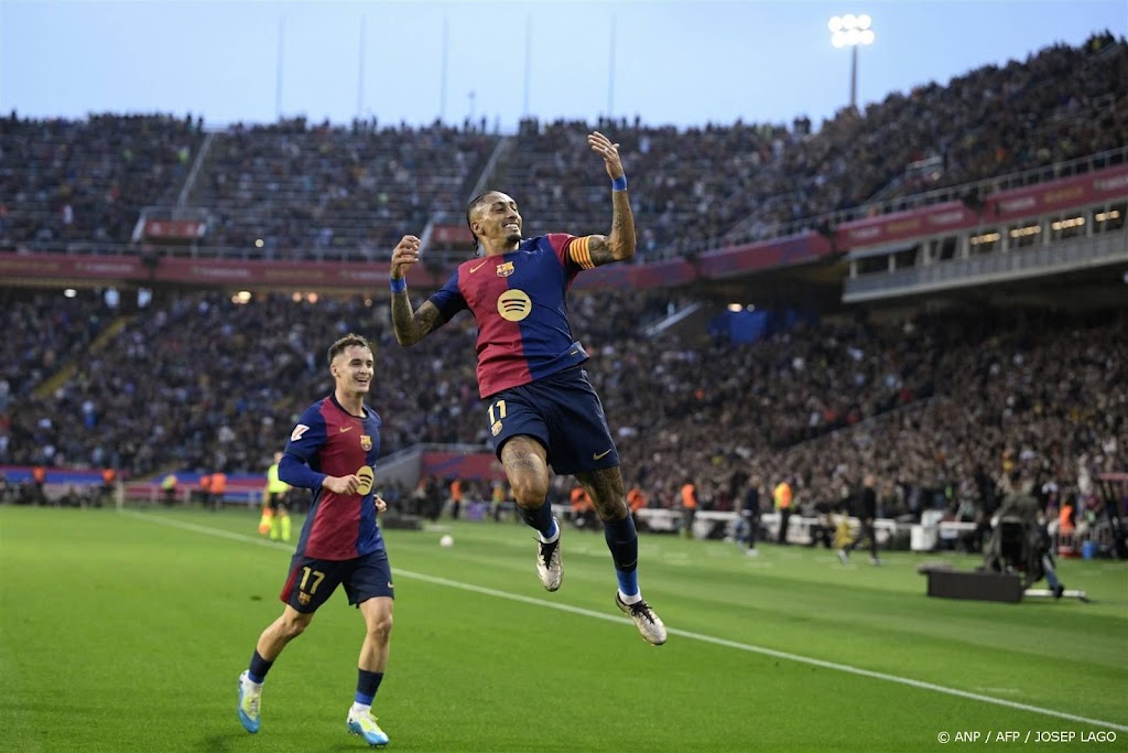 FC Barcelona speelt Espanyol in half uur naar nederlaag